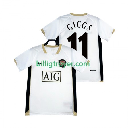 Billige Fotballdrakter Manchester United GIGGS 11 Retro Bortedraktsett 2006-2007 Kortermet